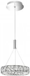 Pendul modern cristal led 12W Corona 7402402 Nova Luce