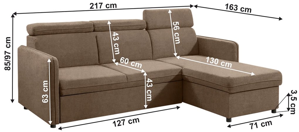 Colțar extensibil Atres (enjoy new 37) (S). 1092144