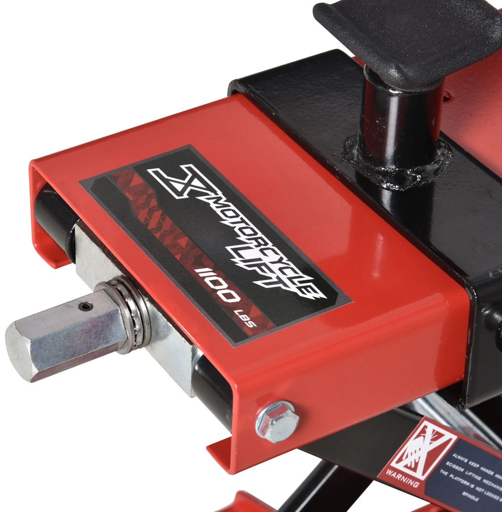 Durhand suport universal de ridicare motociclete, rosu | AOSOM RO