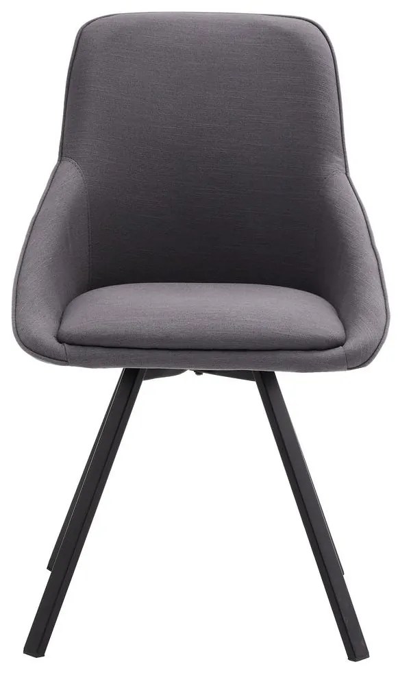 Scaun sufragerie Yenkee  (melva 94 + negru). 1099291
