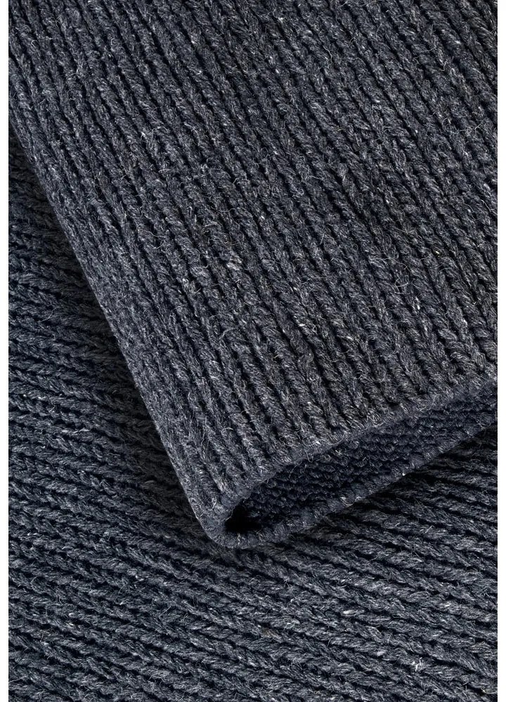 Covor tip traversă gri închis țesut manual din lână 80x200 cm Francois – Villeroy&Boch