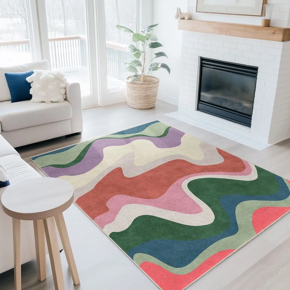 Covor lavabil 160x230 cm Squiggly Breeze – Mila Home