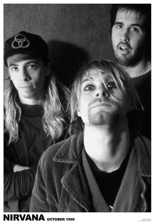 Poster Nirvana - October 1990, (59.4 x 84.1 cm)