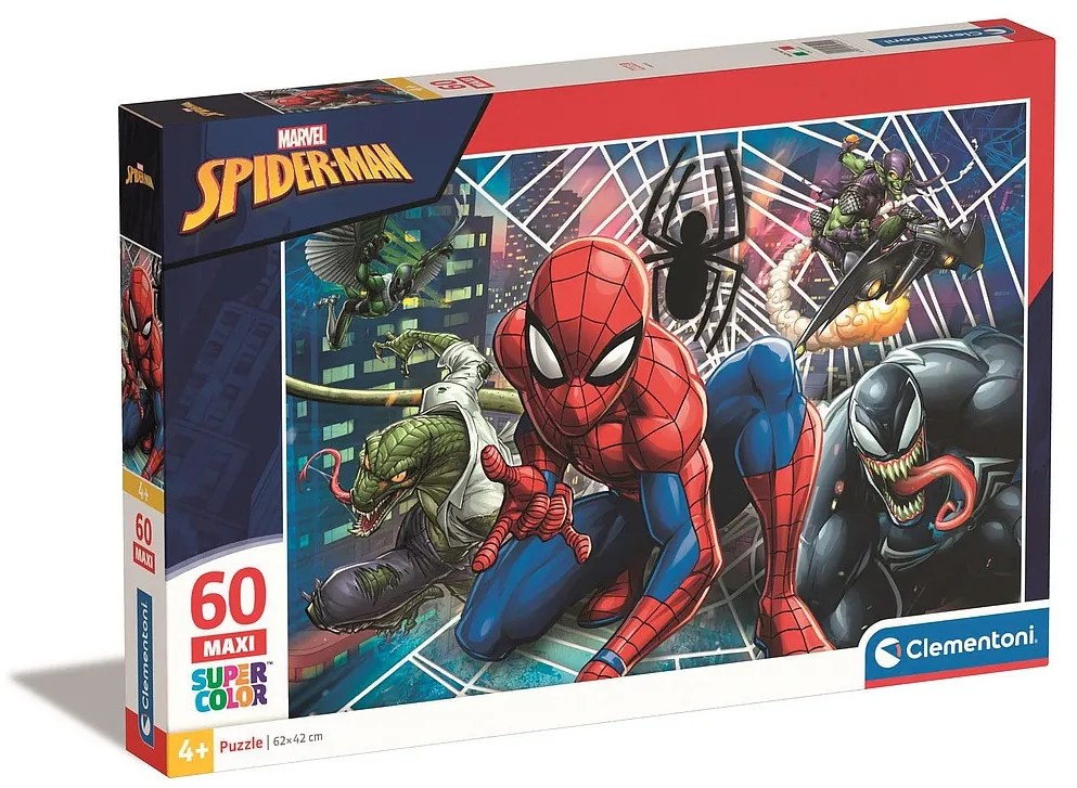 Omul Păianjen Opponents Puzzle maxi de 60 piese Clementoni