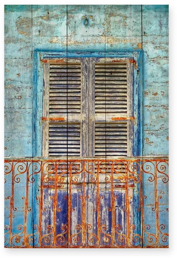 Semn din lemn 40x60 cm Balcony – Really Nice Things