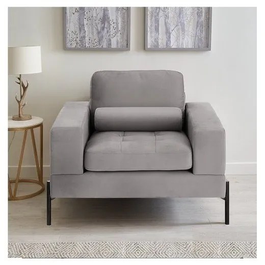 Fotoliu gri deschis Versailles – Ropez