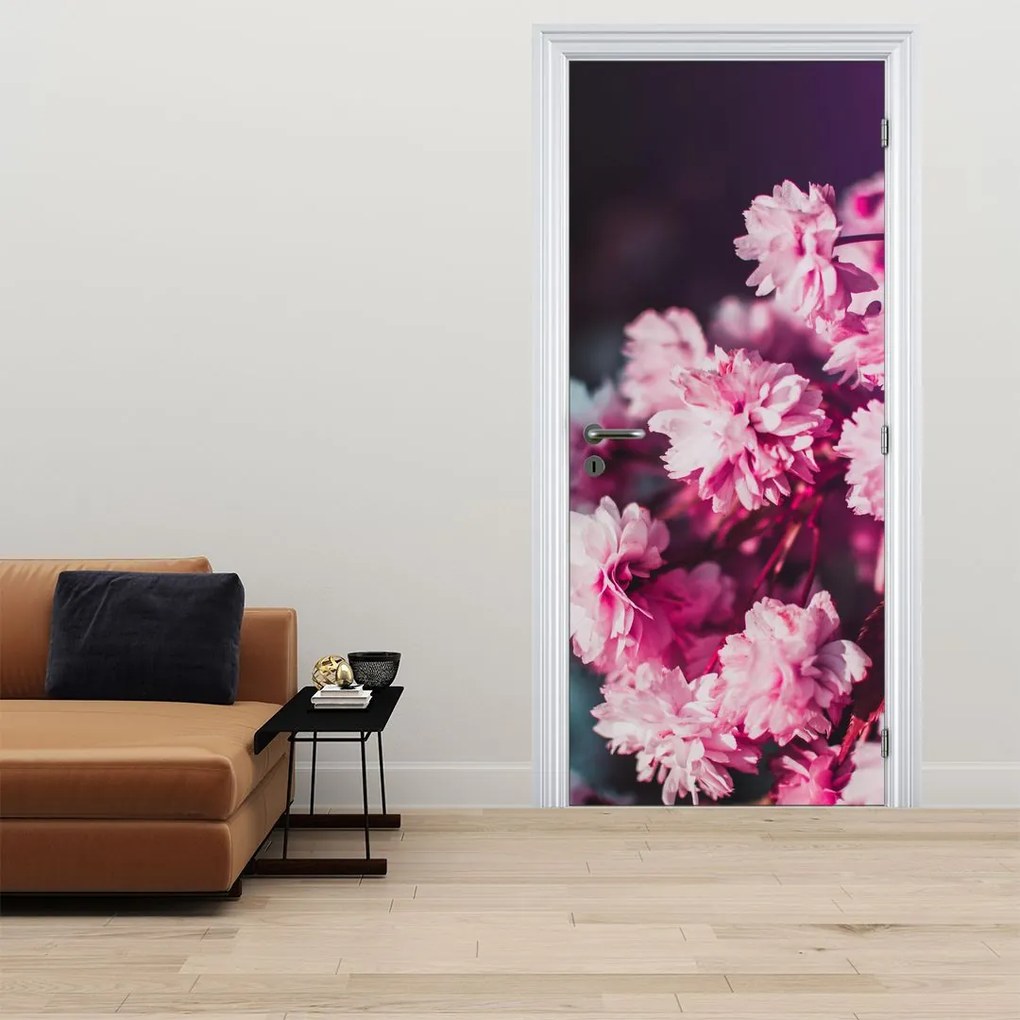 Fototapet pentru ușă - Flori de copac (95x205cm)