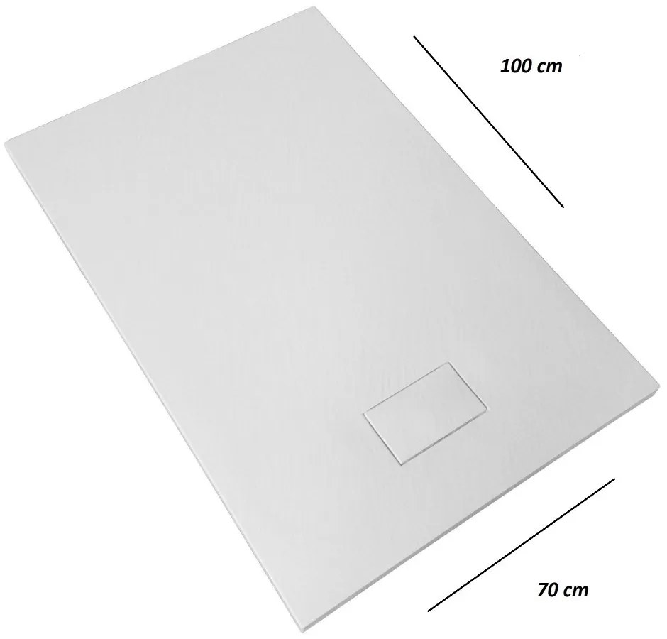 Cadita Baie Din Compozit , Smack , 100x70 Cm , Esn10070A , Cu Sifon
