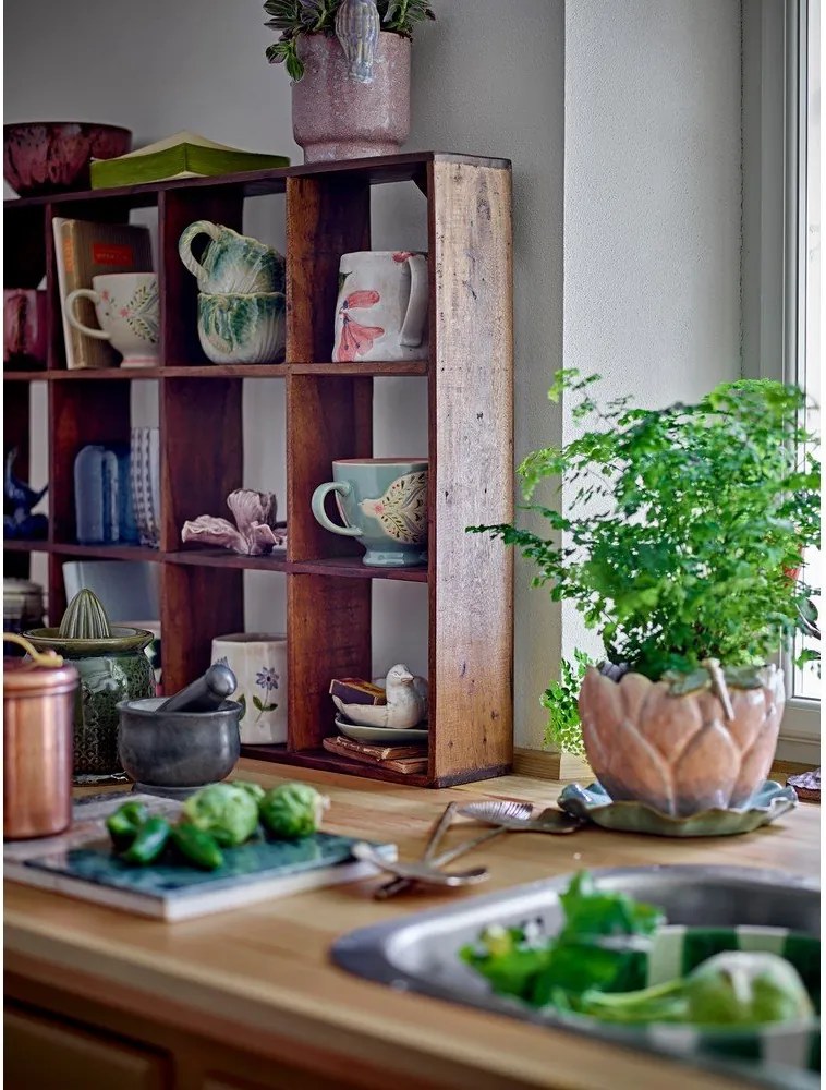 Raft în culoare naturală etajat din lemn reciclat 53 cm Tilo – Bloomingville