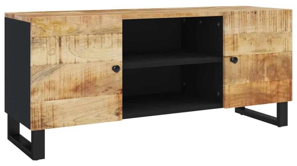 345220 vidaXL Comodă TV, 105x33x46 cm, lemn masiv de mango