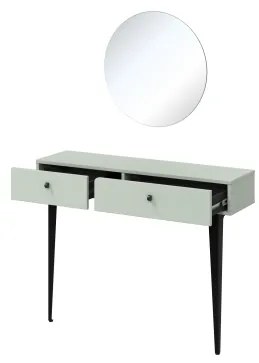 Consola Cato Verde Salvie, 105 Cm