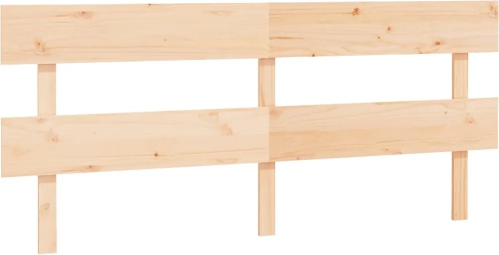 vidaXL Tăblie de pat, 204x3x81 cm, lemn masiv de pin