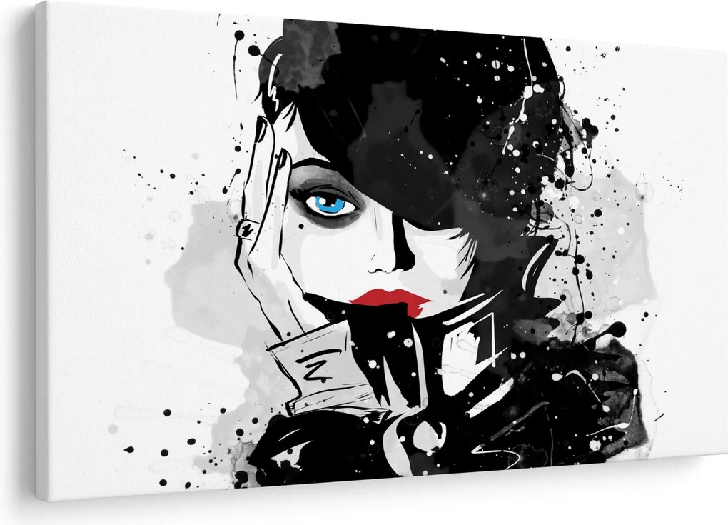 Tablou - Femeia misterioasă (90x60 cm)