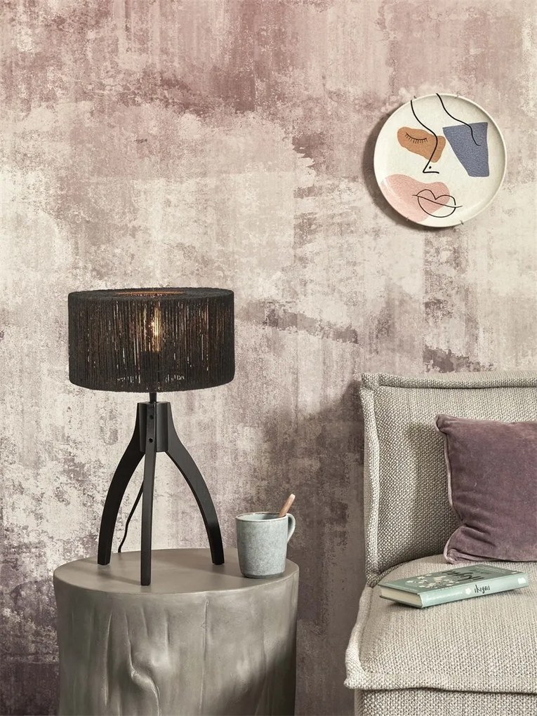 Lampa de masa eco din iuta Iguazu 3-legs bl/30x16, bl