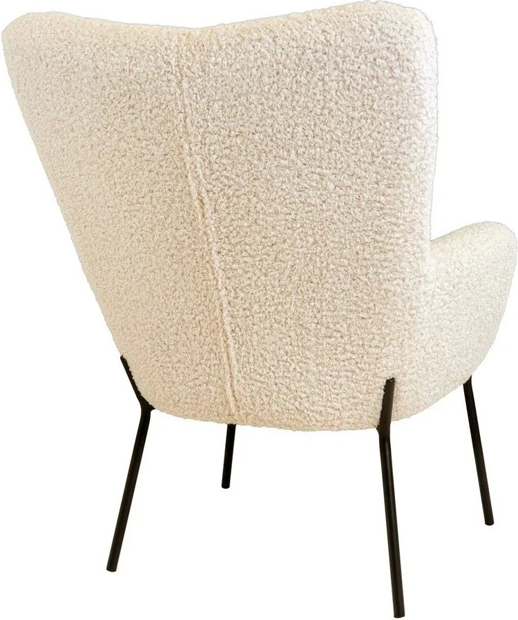 Fotoliu crem cu tapițerie din blană artificială Glasgow – Bonami Essentials