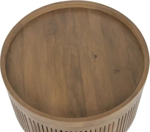Masuta de cafea din lemn de mango, 76X76X46 cm, " Bondo "