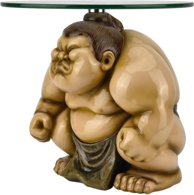 Masuta laterala rotunda bej SUMO 30cm