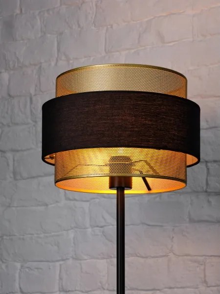 Osram - Lampă de podea DECOR HORNET 1xE27/10W/230V negru/auriu