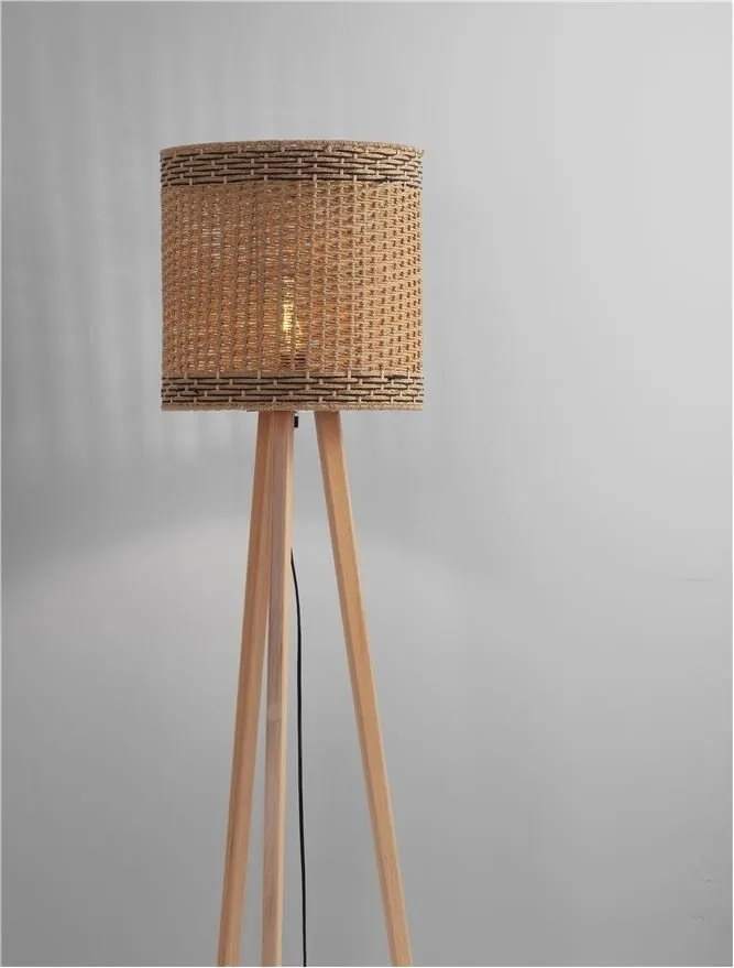 Lampa de podea boho style design natural PLETTE