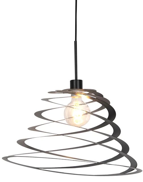 Lampă pendantă de design cu abajur spiralat 50 cm - Scroll
