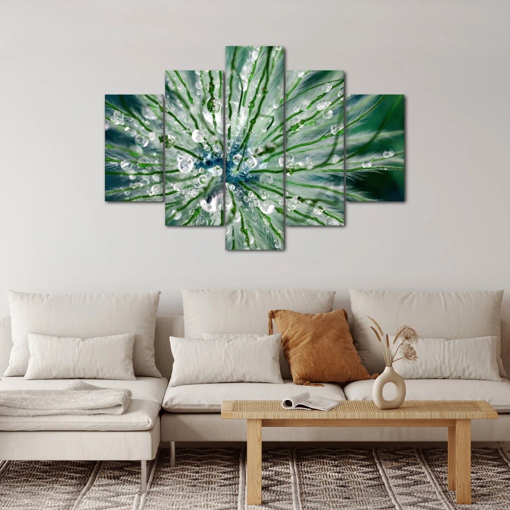 Tablou - Imagine macro a unei flori (150x105 cm)