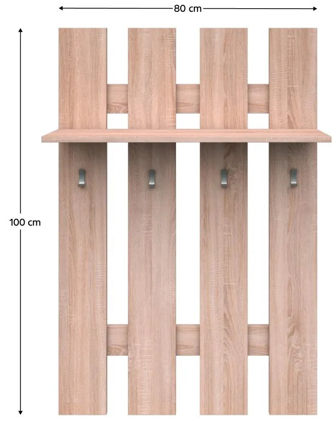 Cuier Topta Typ 29 80 (Stejar sonoma). 1075491