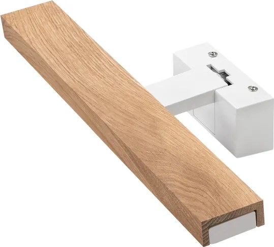 Brilagi - Lampă LED pentru oglindă de baie 3 în 1 WOODY MIRROR LED/8W/230V IP44 alb/stejar
