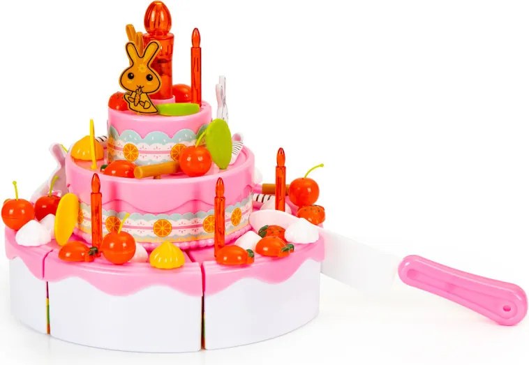 Set de tăiat tort pentru petrecerea de naștere 125 de bucăți