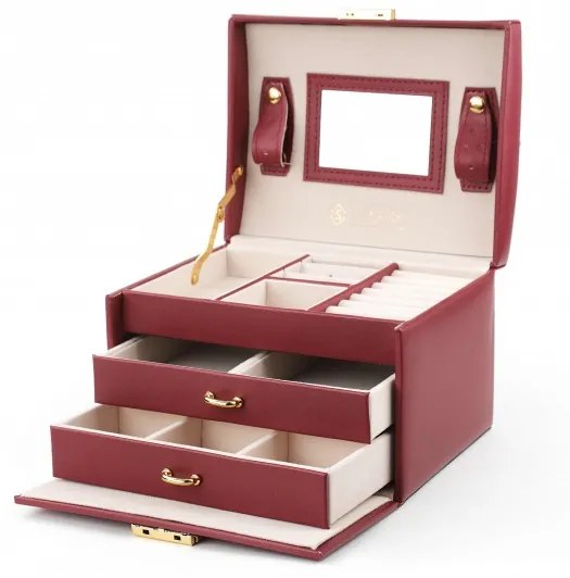 ShopJK CUTIE DE BIJUTERII BORDO PD49BOR