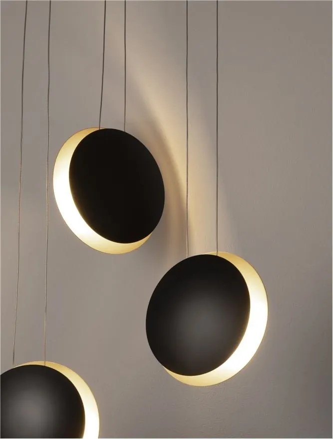 Lustra cu 3 pendule LED design ambiental SHELL