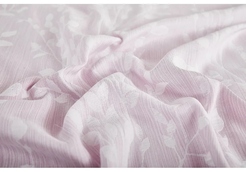 Lenjerie de pat roz din jacquard pentru pat de o persoană 140x200 cm Boston – My House