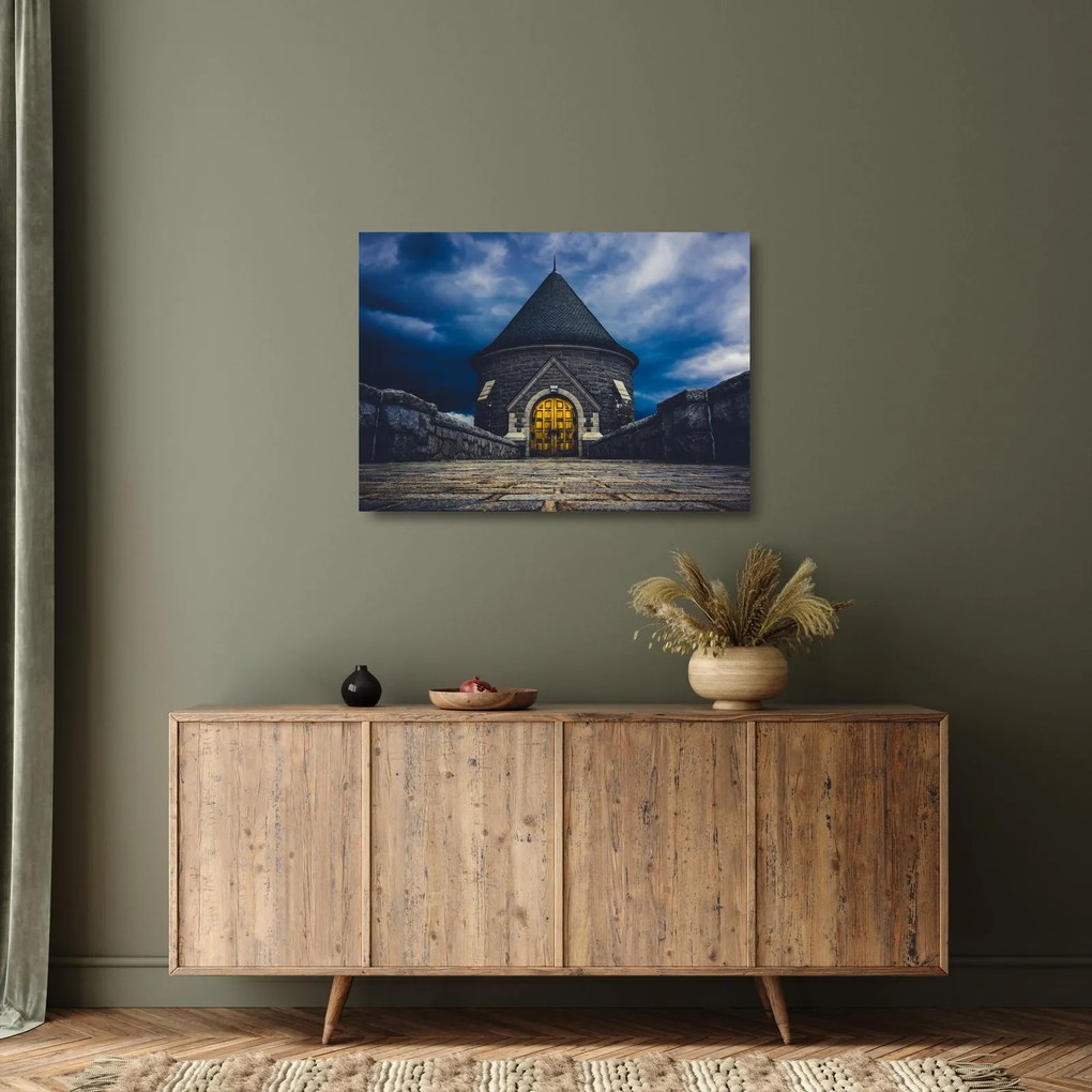 Tablou pe sticlă - Înainte de furtună (70x50 cm)