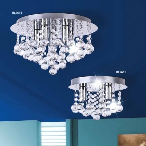 Rabalux 2616 - Plafoniera CORINNA 5xE14/40W/230V