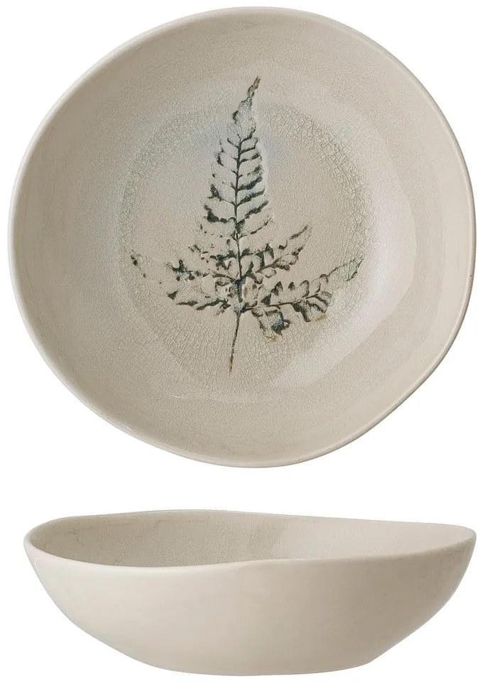 Farfurie adâncă din gresie ceramică Bloomingville Bea