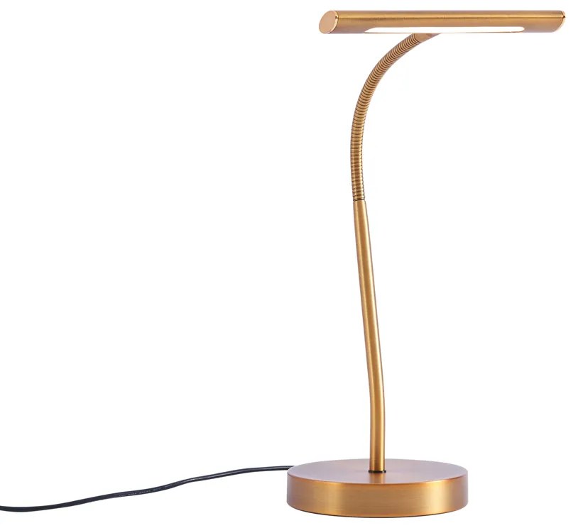 Lampă de masă Art Deco bronz cu LED inclus - Tableau