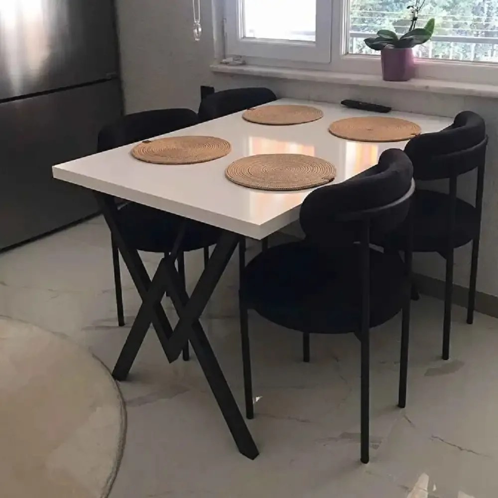 Scaun Onita, metal, negru