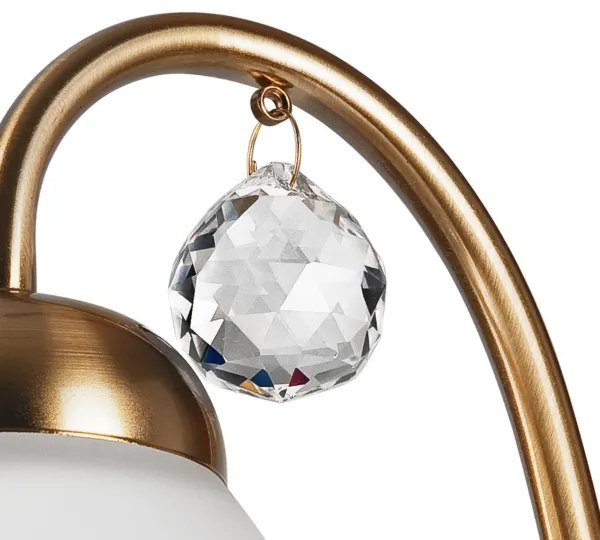 Lustră aplicată MIRANDA 5xE27/60W/230V aurie