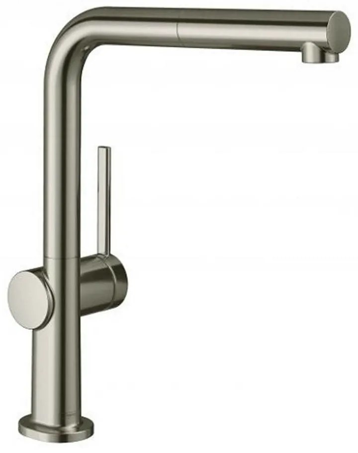 Baterie bucatarie cu dus extractibil crom periat Hansgrohe Talis M54 270 cu 1 jet 72809800