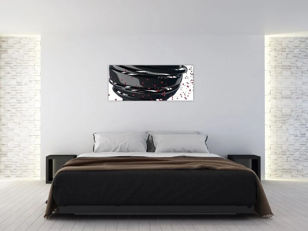 Tablou - Abstracției de glob pământen (120x50 cm)