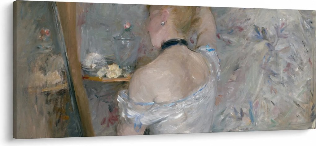 Tablou - Berthe Morisot, Woman at Her Toilette, reproducere (120x50 cm)