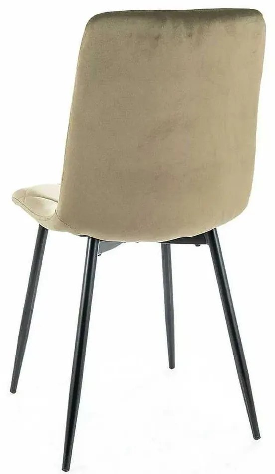 Scaun de bucătărie Tom Velvet, maslinie