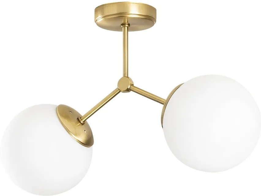 Plafonieră Opviq lights Damar, alb - auriu