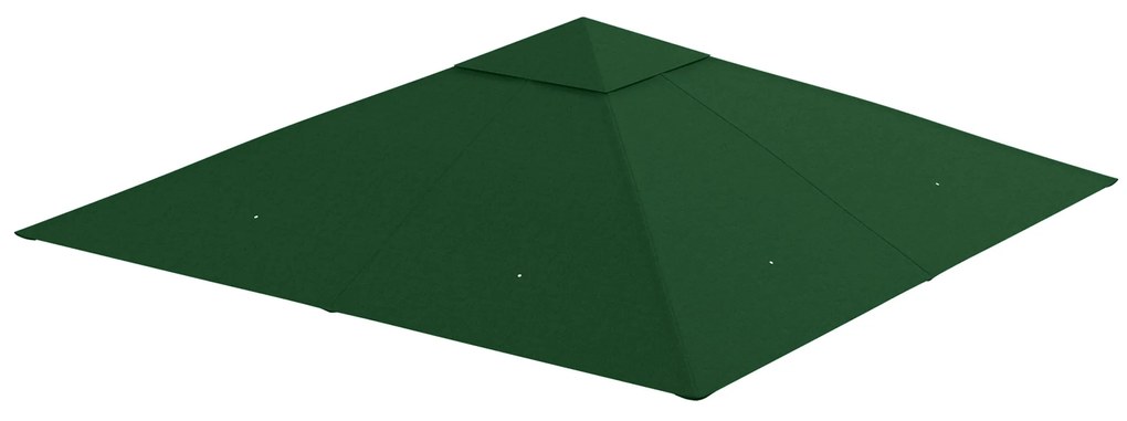 Outsunny Acoperis de Schimb 3x3m, Prelata de Schimb pentru Foisor de Gradina din Poliester cu  Orificiu de Ventilatie, Verde | AOSOM RO