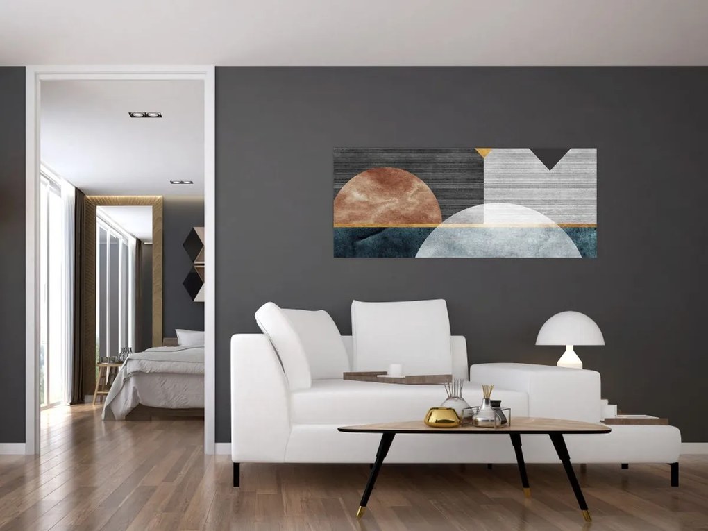 Tablou - Forme și texturi (120x50 cm)