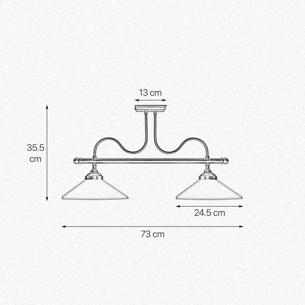 Lustra aplicata design italian Biliard