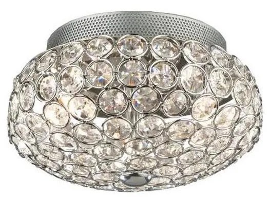 Plafonieră LED de cristal Ideal Lux KING 3xG9/3W/230V d. 25,5 cm crom