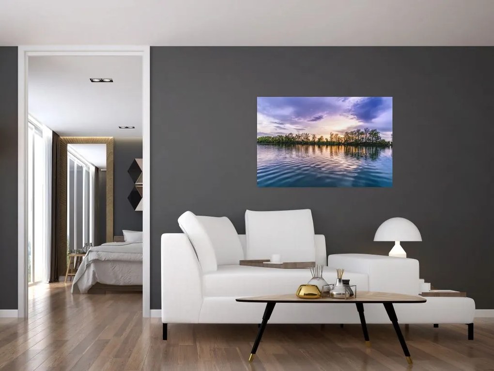 Tablou cu lac (90x60 cm)