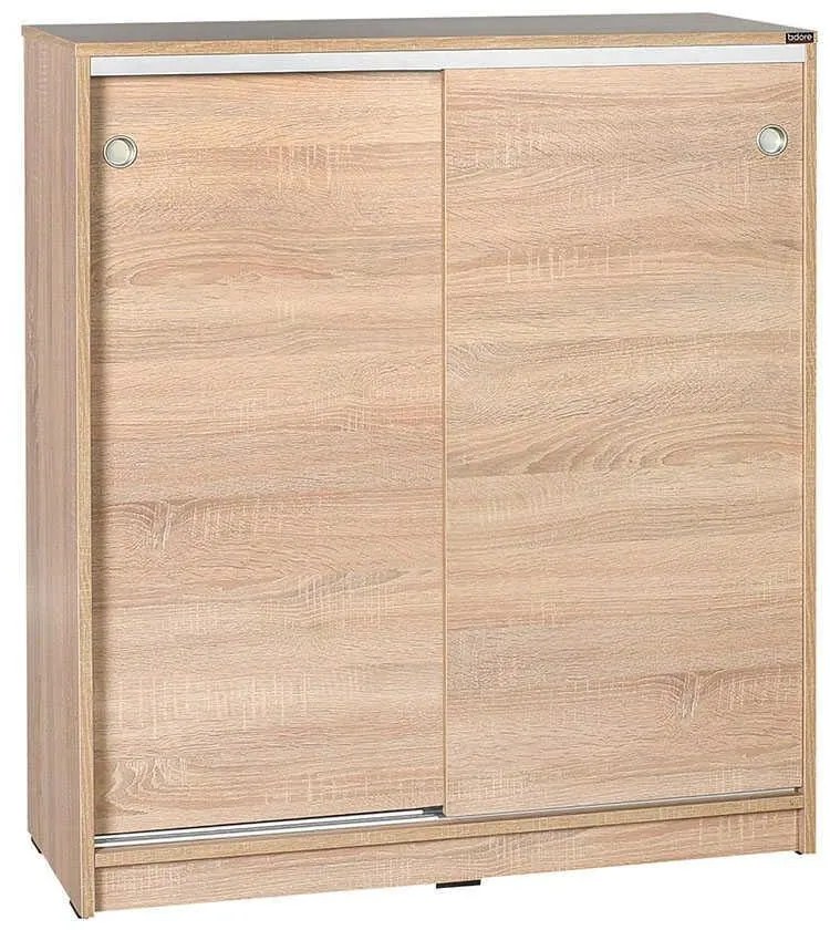 Comoda Multifunctionala Adore Diamond, 2 usi glisante, 5 rafturi,  91 x 105 x 37 cm