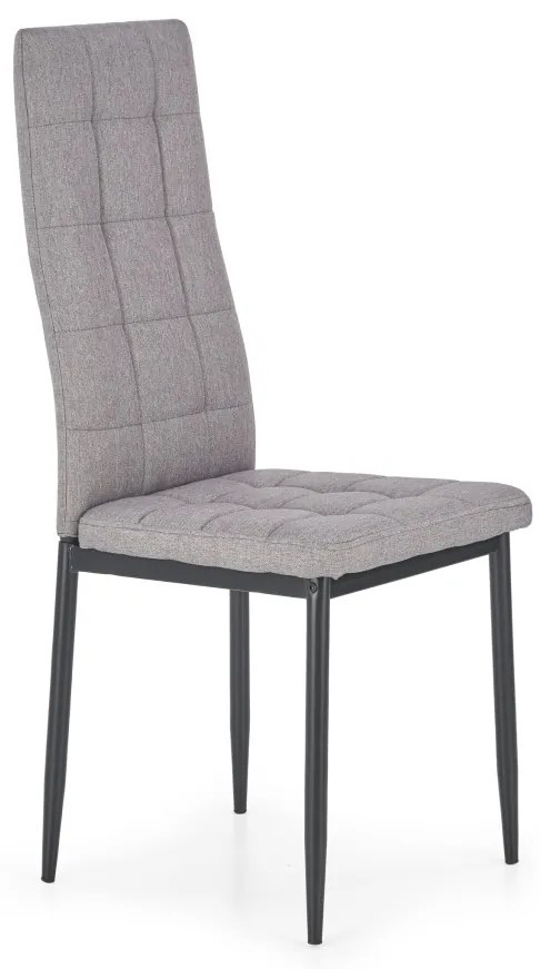 Scaun tapitat K292 gri - H 98 cm