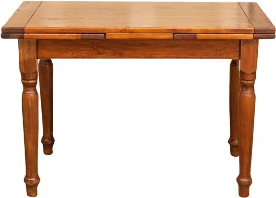 Masa extensibila, L120(210) 80 H80 cm, nuc antichizat, lemn masiv